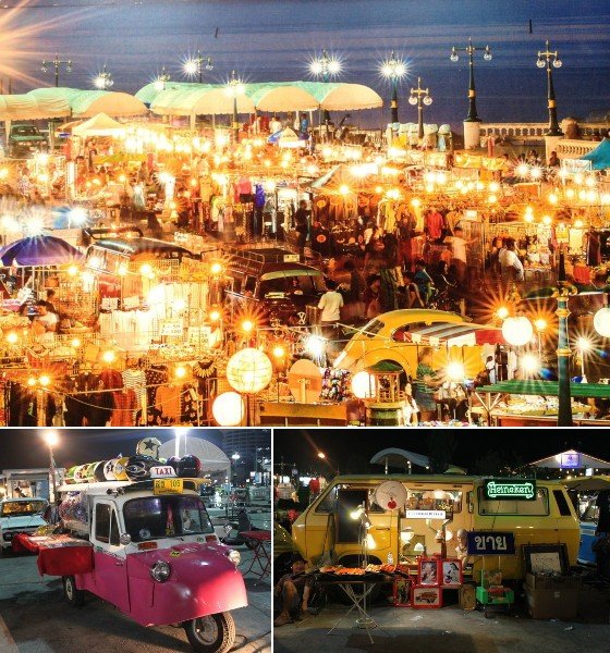 ถนนคนเดินบางแสน Bangsaen Walking Street